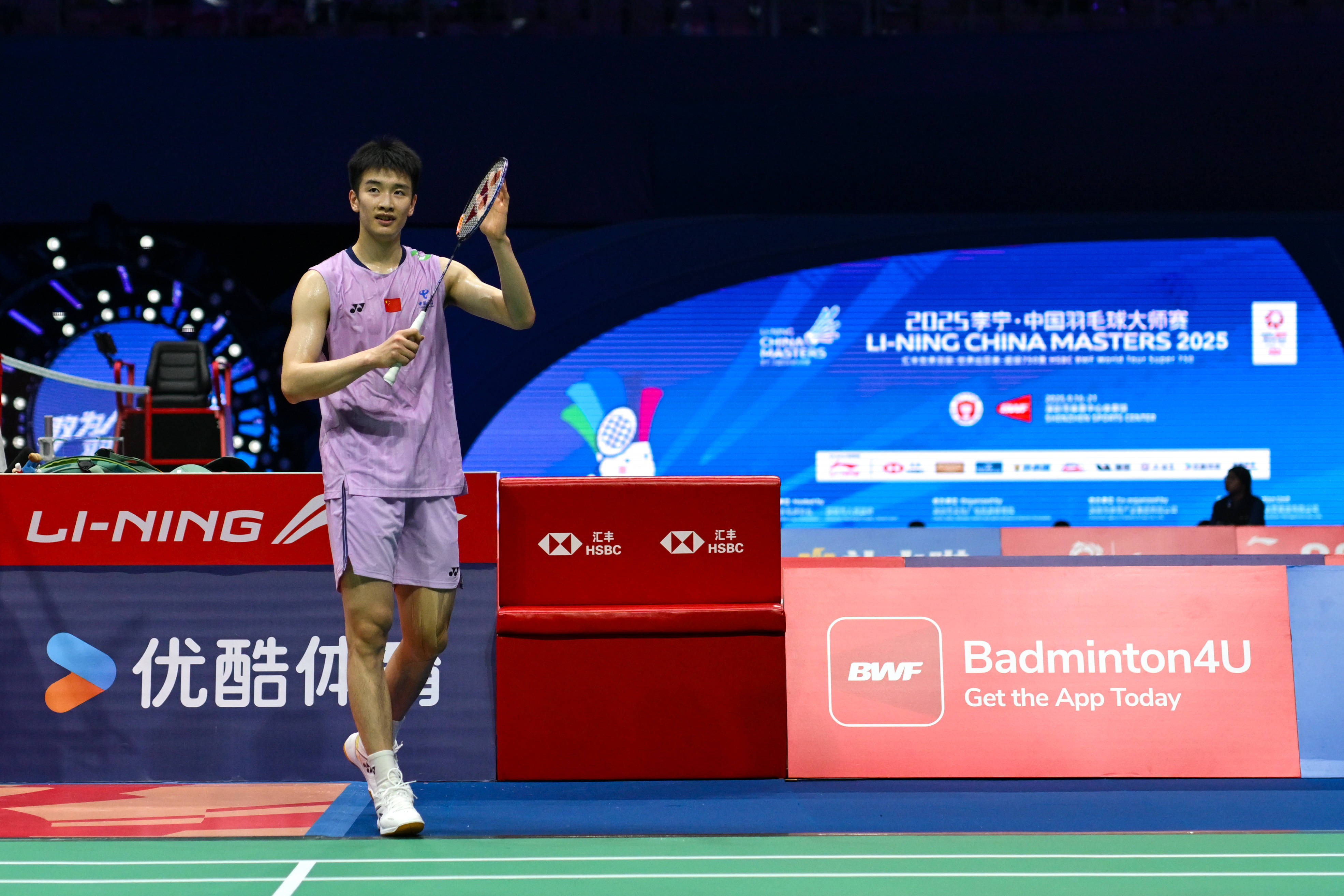 #(体育)羽毛球——中国大师赛:李诗沣首轮晋级