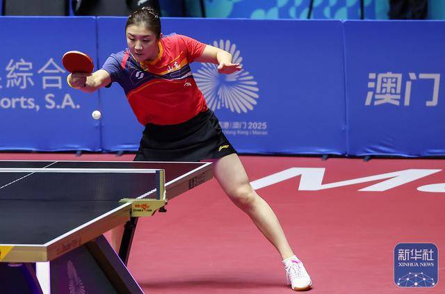 全运会|王曼昱晋级乒乓球女单决赛
