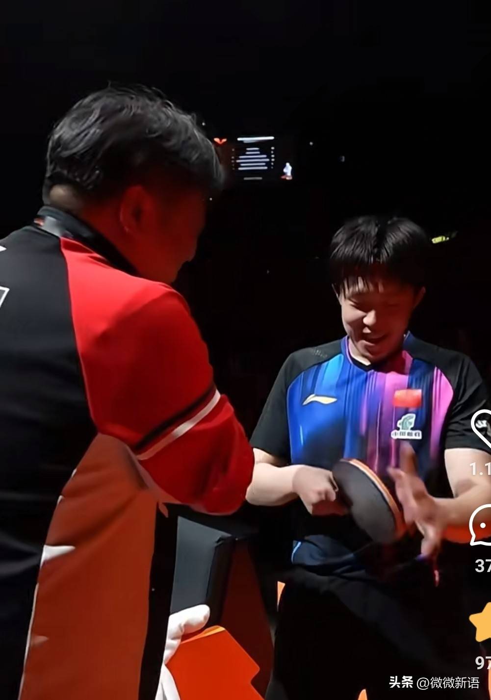 马特解说王楚钦和松岛辉空的比赛,看王楚钦那么累,有点心疼他了