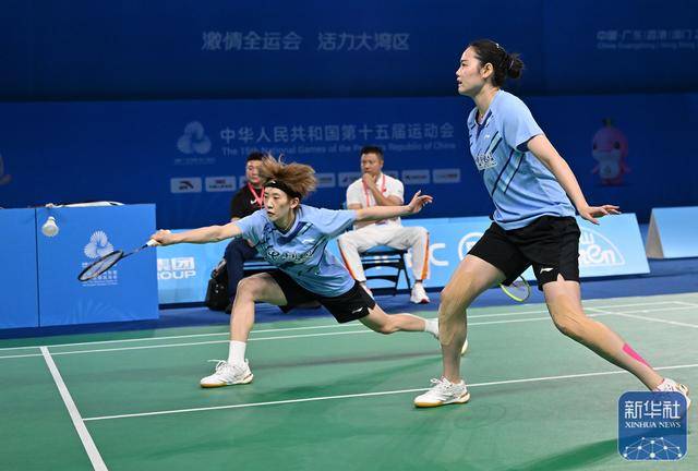 全运会|郑雨/张殊贤晋级羽毛球女双决赛