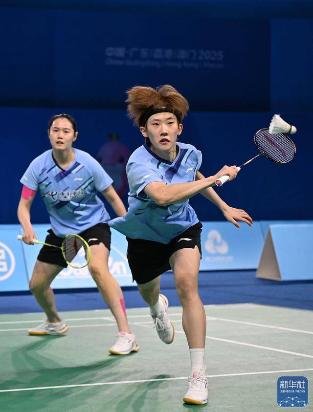 全运会|郑雨/张殊贤晋级羽毛球女双决赛