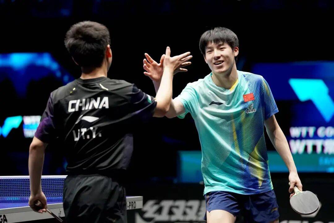 黄友政/石洵瑶混双夺冠，温瑞博闯男单决赛 | WTT太原站